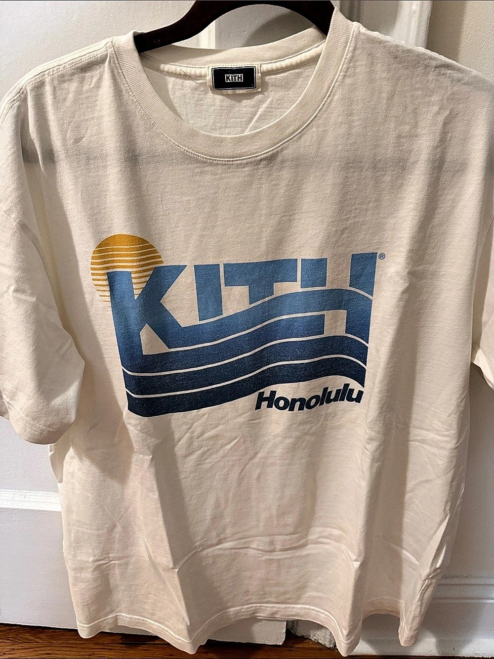 Kith Hawaii Classic Logo T-Shirt White Short Sleeve Tee
